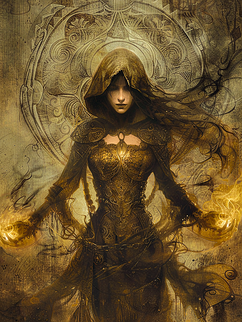 Free ai generated woman fantasy illustration