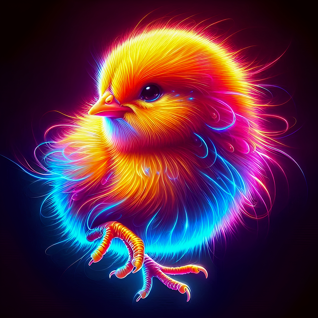 Download free HD stock image of Ai Generated Chick Free ai generated chick bird illustration