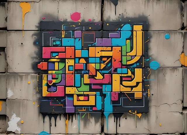 Free ai generated graffiti painting illustration