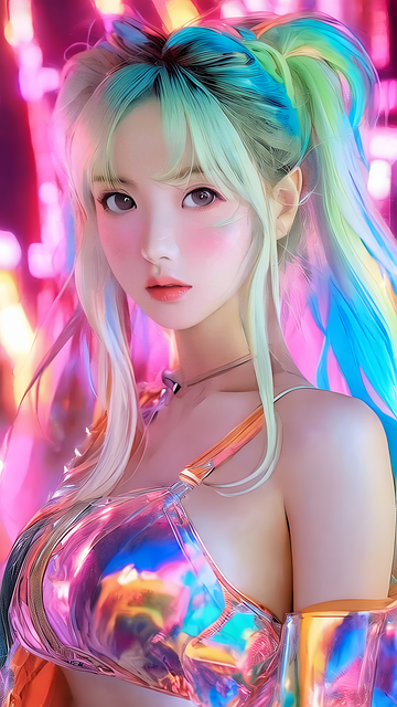 Free ai generated woman beauty illustration