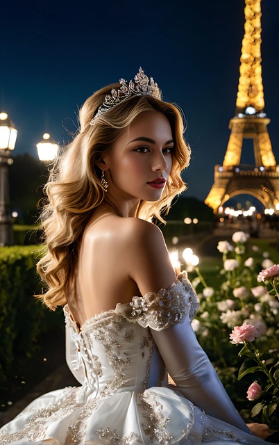 Download free HD stock image of Ai Generated Princess Free ai generated princess paris illustration