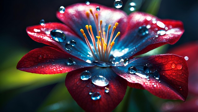 Free ai generated flower blossom illustration