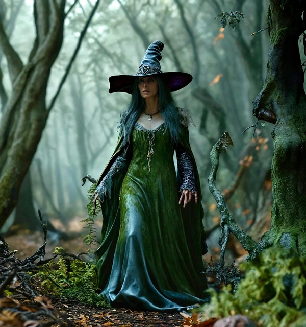 Download free HD stock image of Ai Generated Witch Free ai generated witch woman illustration