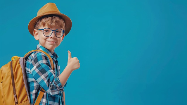 Free ai generated boy student illustration