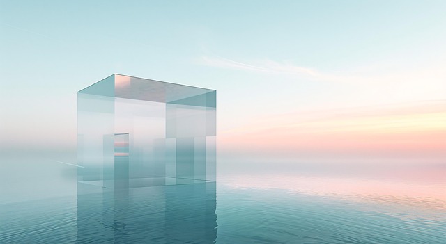 Ai Generert, Terning, Glass, Abstrakt