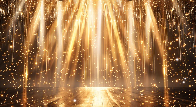 Free ai generated stage lights illustration