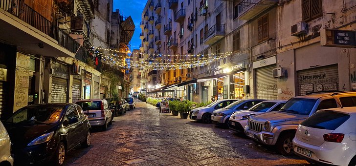 Rua À Noite, Luzes De Fadas, Iluminação
