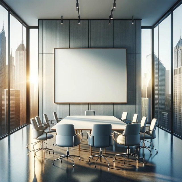 Free ai generated office table illustration