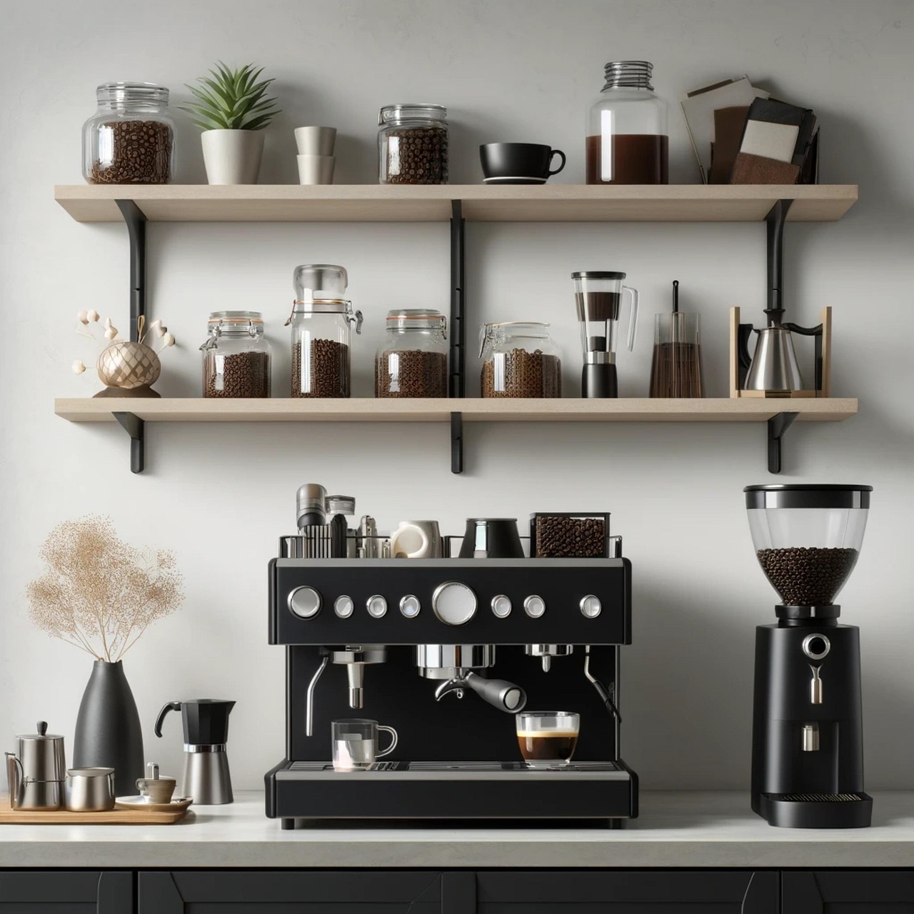 Download Ai Generated Coffee Machine Coffee Royalty Free Stock