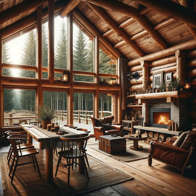 Ai Generado, Cabina, Naturaleza, Bosque