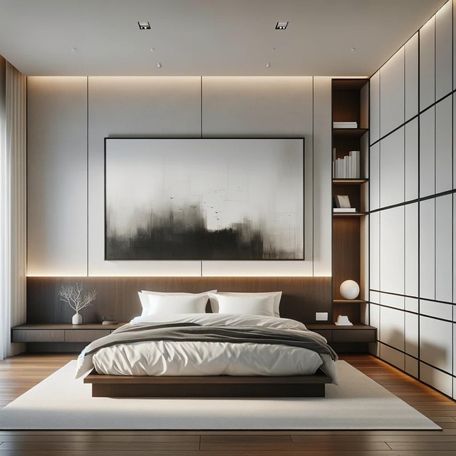 Download free HD stock image of Ai Generated Bedroom Free ai generated bedroom bed illustration