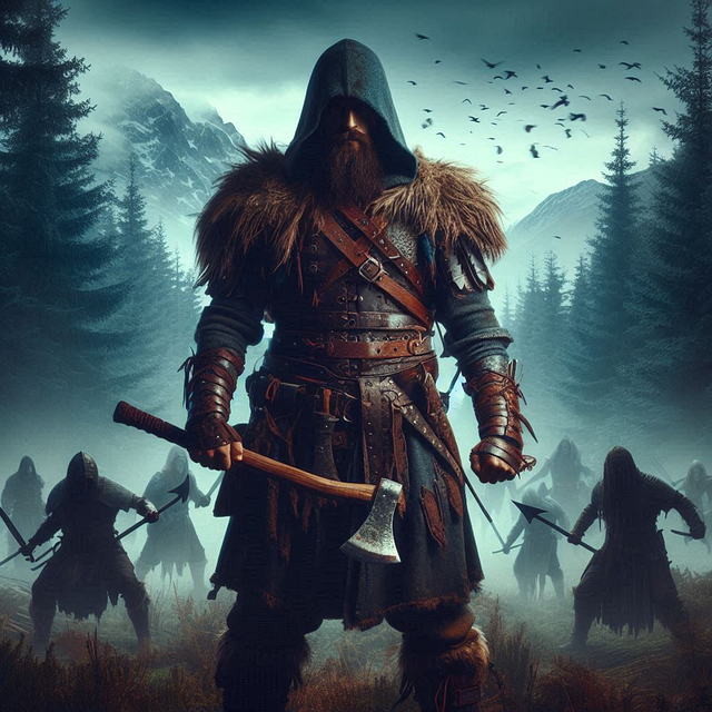 Download free HD stock image of Ai Generated Man Free ai generated man warrior illustration