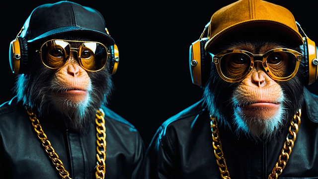 Free ai generated monkeys animals illustration