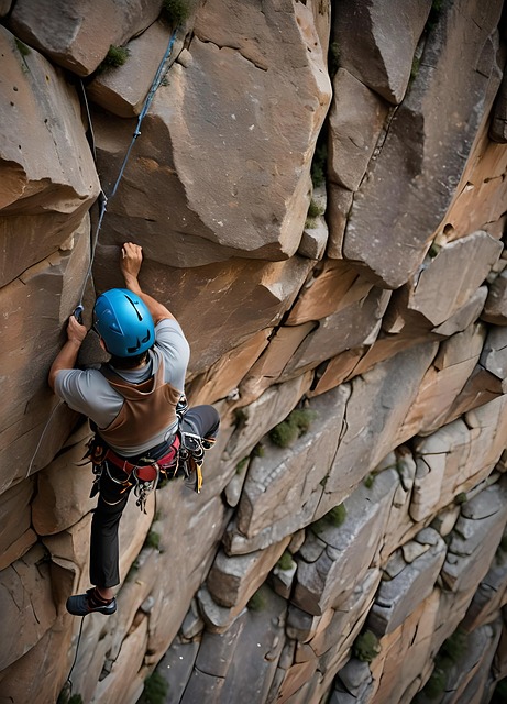 Free ai generated mountain climbing illustration