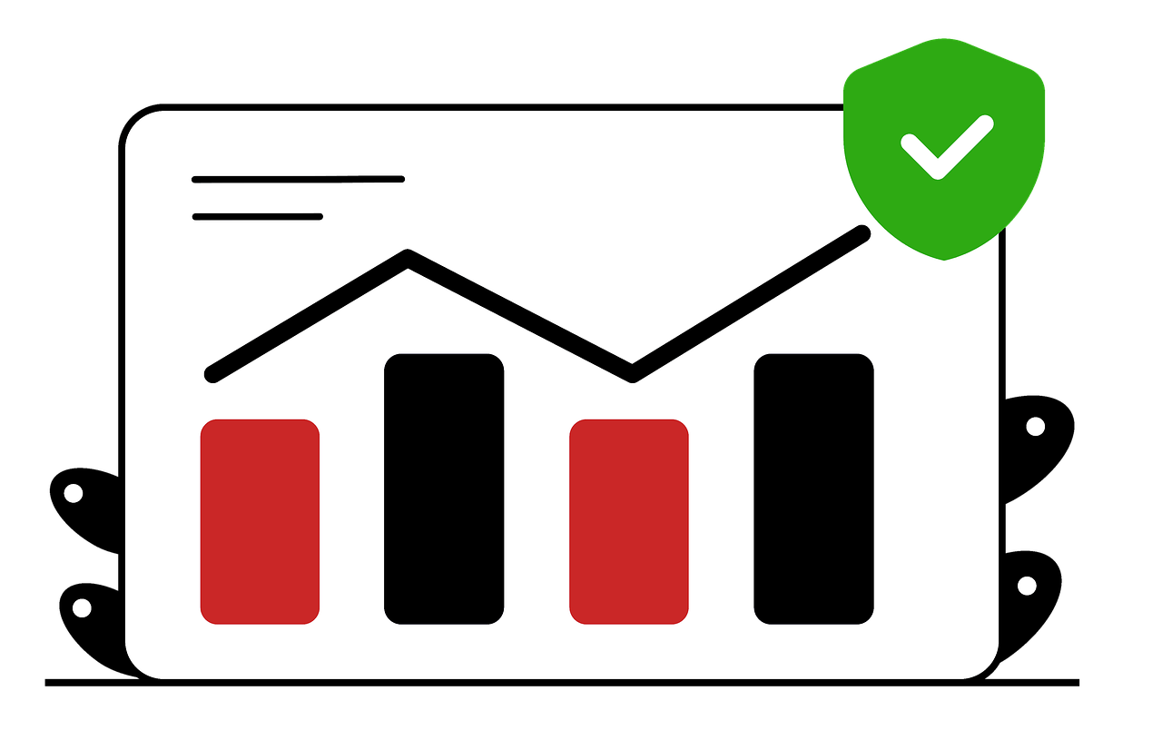 Download graph chart statistics royalty free stock illustration