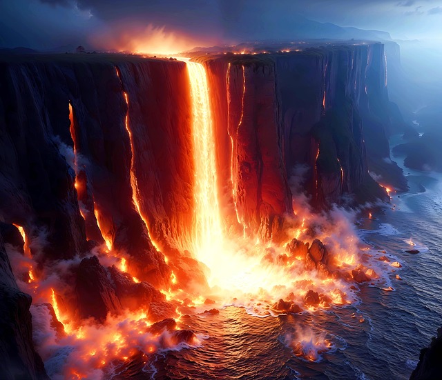 Free volcanic eruption eruption volcano illustration