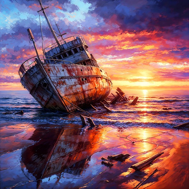 Free wreck ship wreck coast illustration