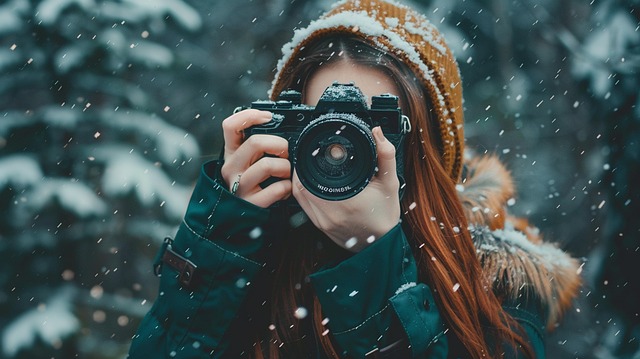 Free ai generated woman photographer illustration