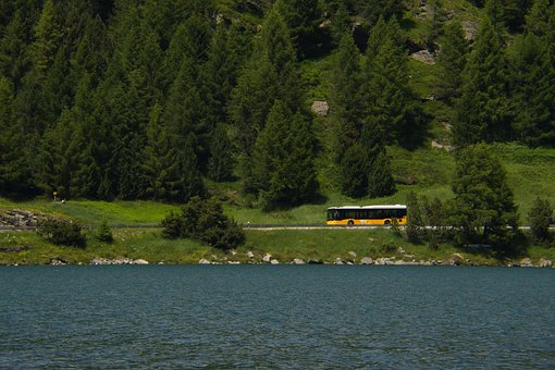 Silsersee, Postauto, Lago, Engadinar
