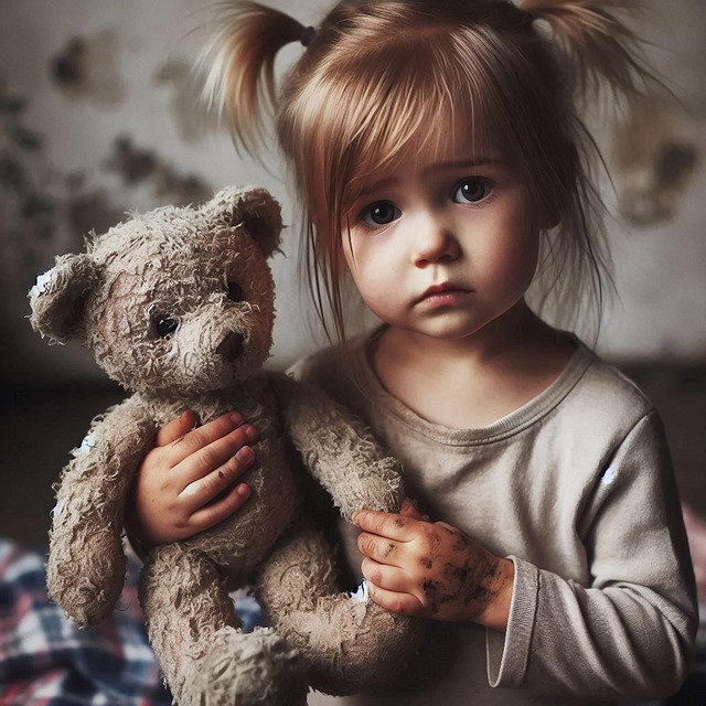 Free ai generated girl sad girl illustration