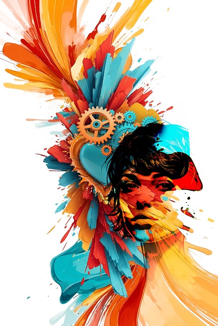 Free ai generated woman portrait illustration