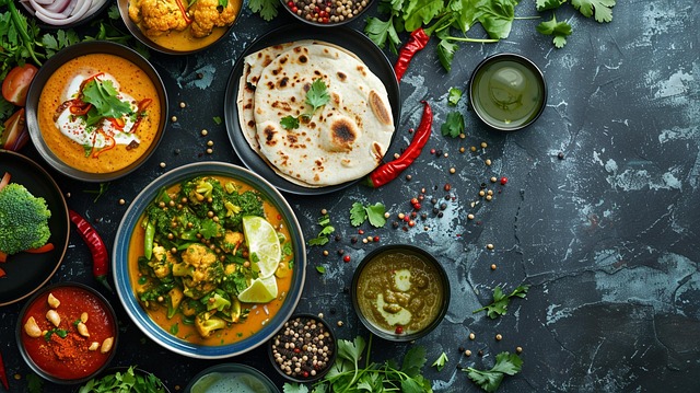 Ai Generiert, Indisches Essen