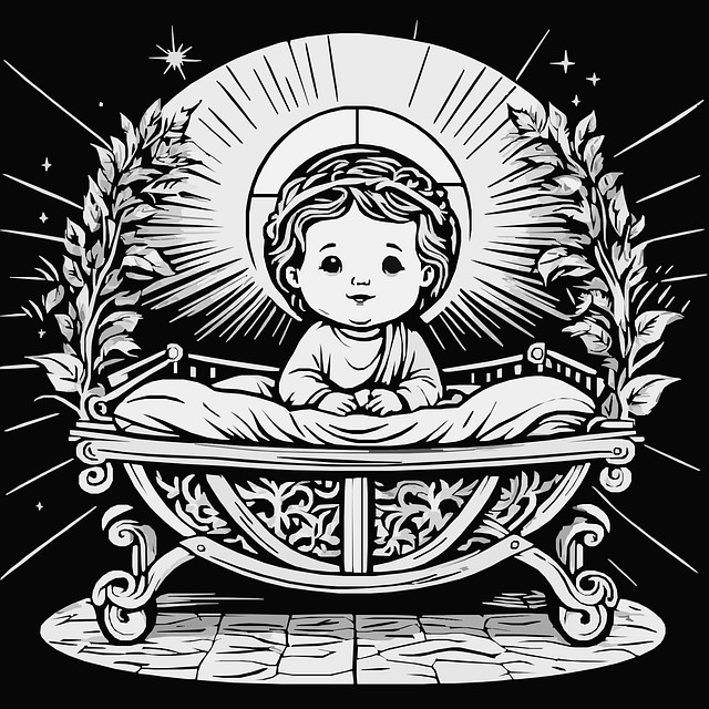 Free baby crib child vector