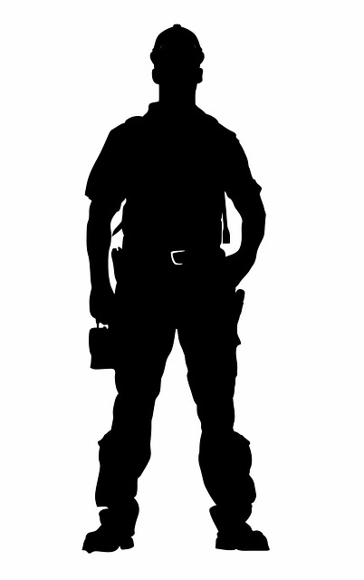 Free ai generated silhouette worker illustration