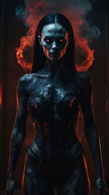 Free demoness demon evil illustration