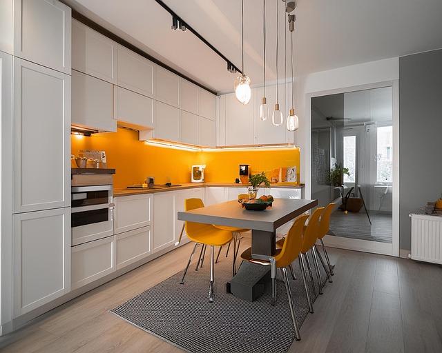 Free ai generated kitchen dining room illustration