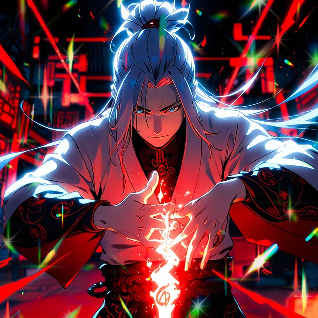 Free ai generated man onmyoji illustration