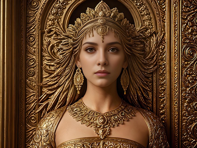 Free ai generated woman queen illustration