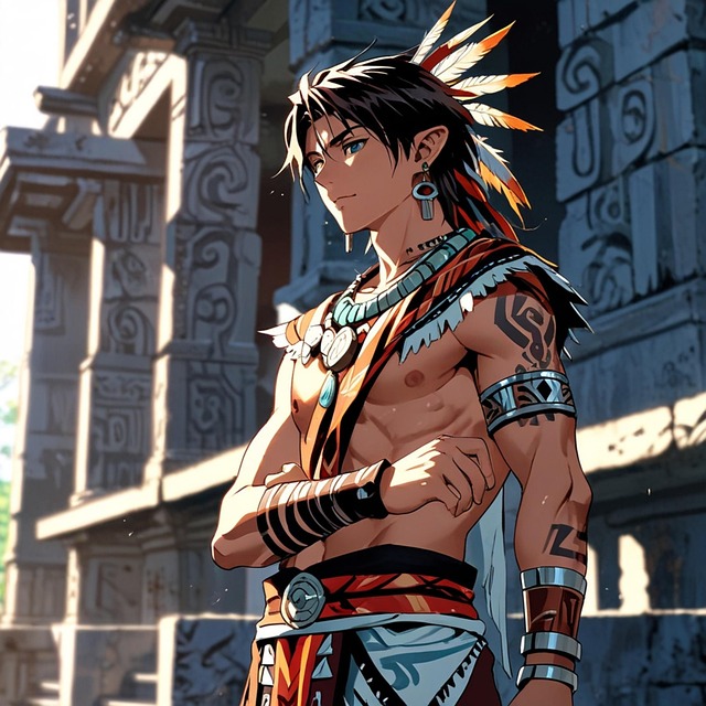 Ai Generado, Chico, Azteca, Inca