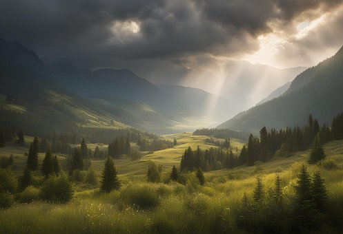 Free Fantasy Landscape illustration and picture