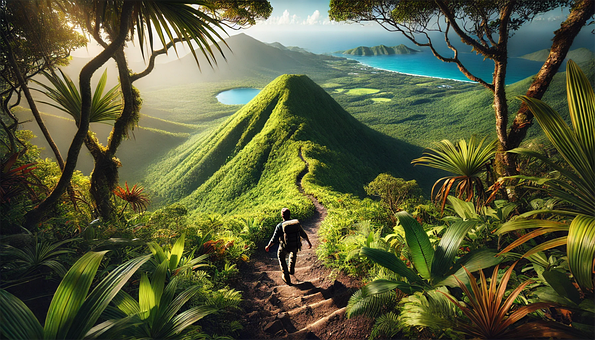 Free Ai Generated Mountain illustration and picture