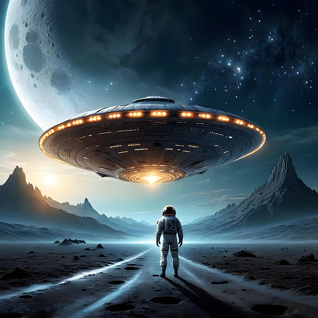 Ai Generiert, Astronaut, Raumschiff
