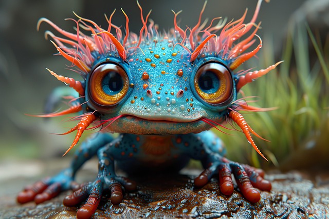 Free ai generated alien monster illustration