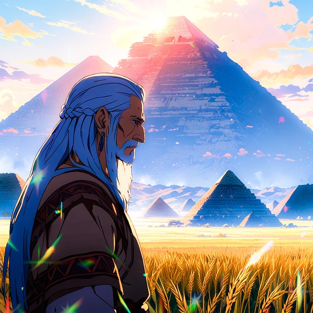Free ai generated man aztec illustration