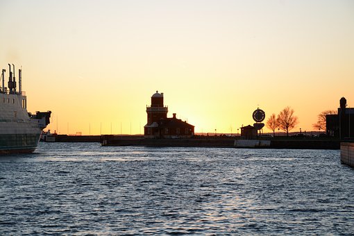 Hav, Vand, Natur, Bølge, Solnedgang, Sol