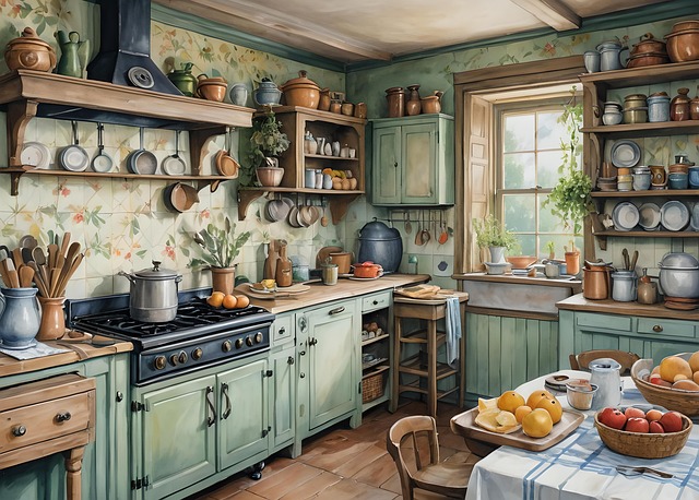 Free ai generated kitchen household illustration
