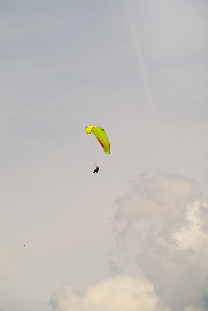 Parapente, Céu, Nuvens