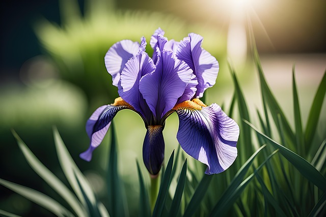 Ai Genereret, Blomst, Iris, Natur, Have