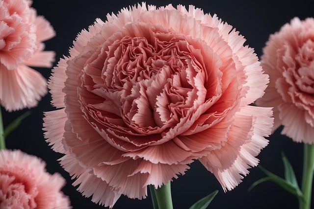 Download free HD stock image of Ai Generated Carnation Free ai generated carnation flower illustration