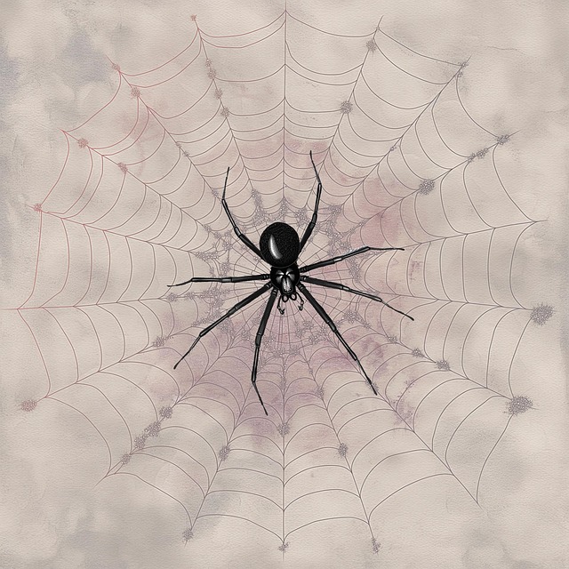 Free ai generated spider web illustration