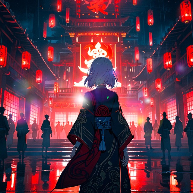 Free ai generated girl onmyoji illustration