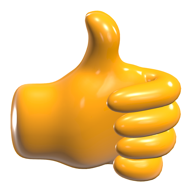 Emoticon, Polegares Para Cima