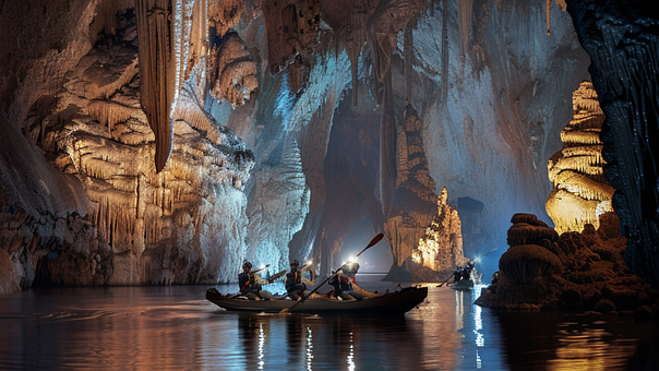 Tham Nam Wasserhöhle, Laos, Entdecker