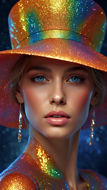 Free woman portrait face illustration