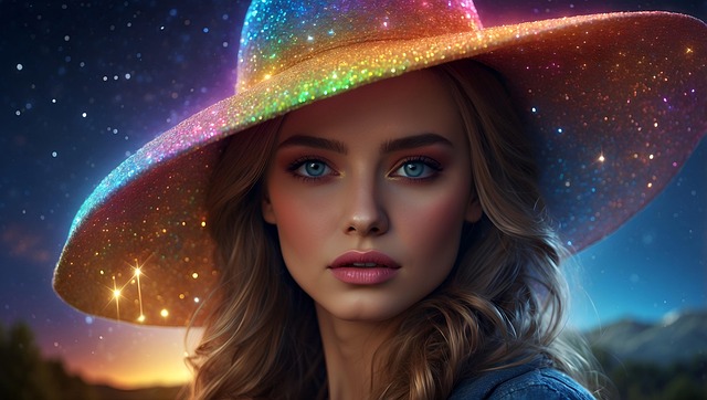 Free woman portrait face illustration