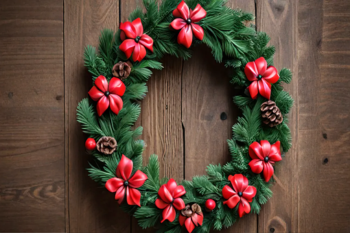 Free Wreath Flowers illustration and picture